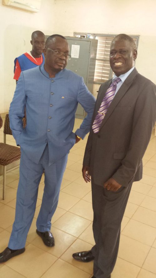 Avec Me Barthelemy KERE, Président de la CENI du Burkina Faso