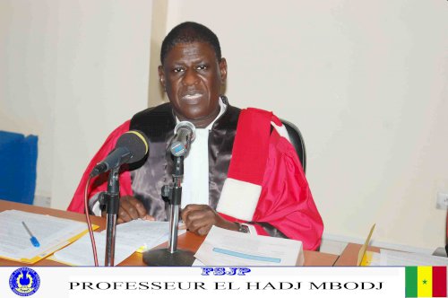 Professeur El hadj mbodj